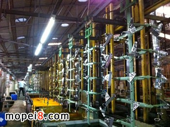 摩托車配件電鍍加工自動加工線