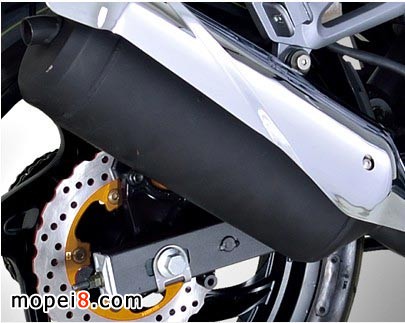 廈杏三陽中華T1摩托車后碟剎及大口徑摩托車排氣管