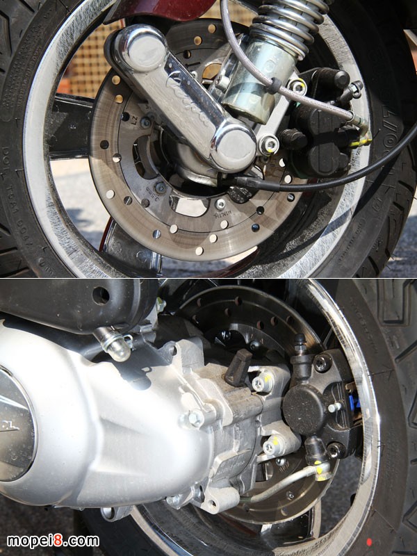 意大利比亞喬Vespa摩托車碟剎