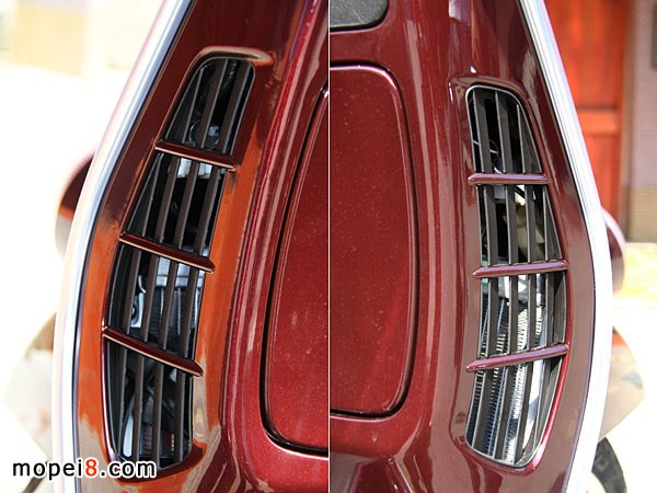 意大利比亞喬Vespa摩托車散熱孔