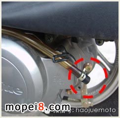 摩托車(chē)空濾器積水管