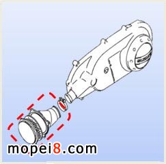 踏板車(chē)離合器進(jìn)氣管