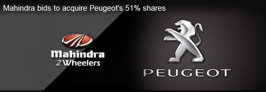 印度Mahindra控股標致摩托車51%的股份