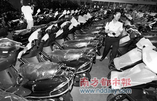 非法組裝摩托車助力車