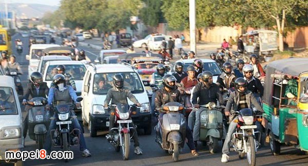 印度摩托車交通
