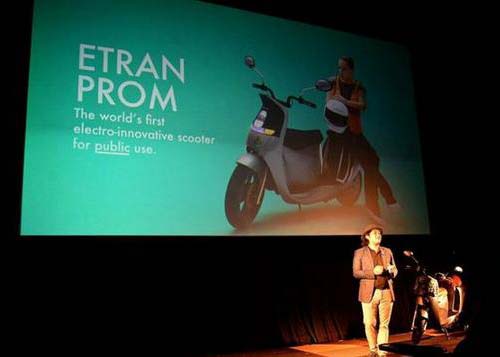 泰國3D打印電動摩托車